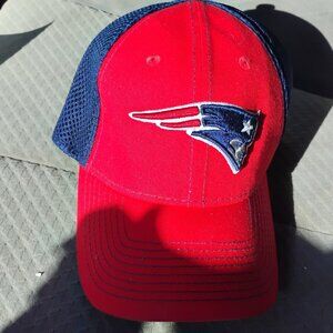 New England Patriots Football New Era 39thirty‎ Hat Cap Stretch Fit SZ:s/m NEW..